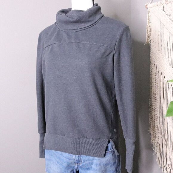Apana |  Funnel Neck Pullover Athletic Sweatshirt - Picture 1 of 8